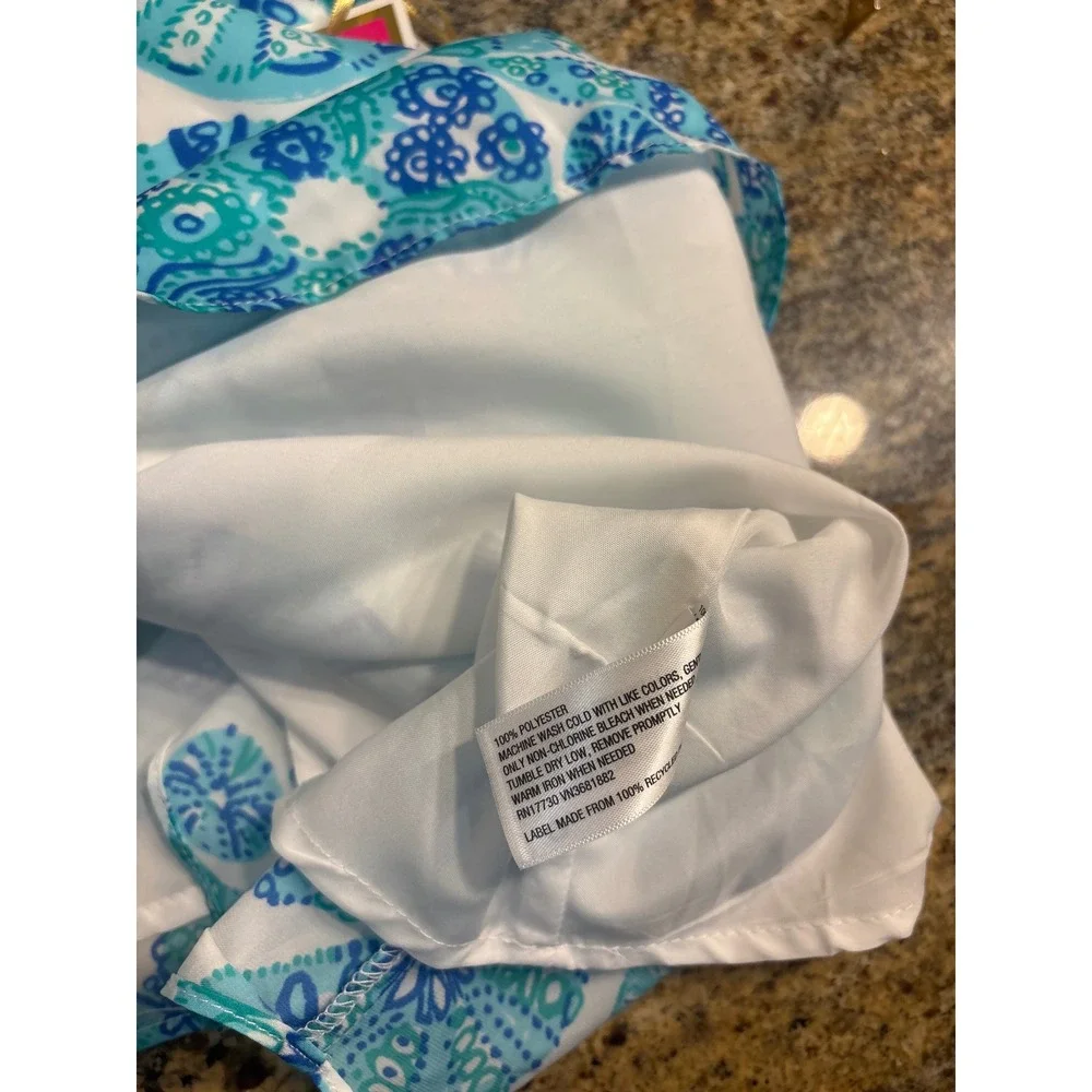 NEW Lilly Pulitzer for Target Blue White Sea Urchin Tank Top + Dress Bundle M